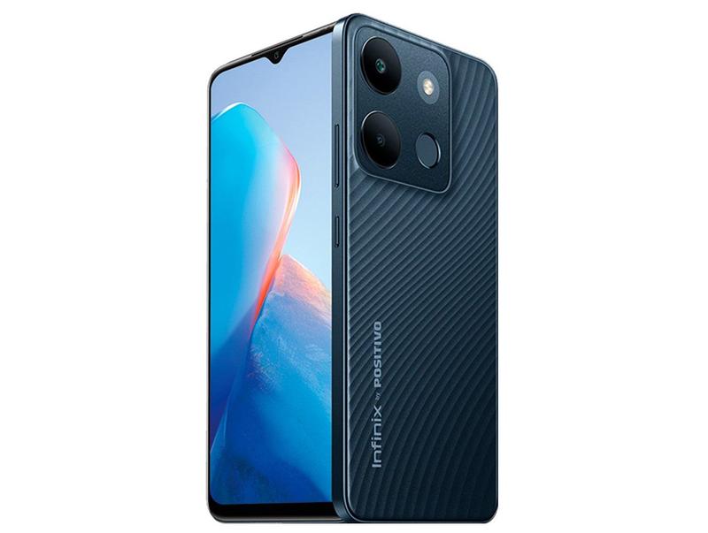 Smartphone Infinix Smart 7 64GB Preto 4G MediaTek 3GB RAM 6,6
